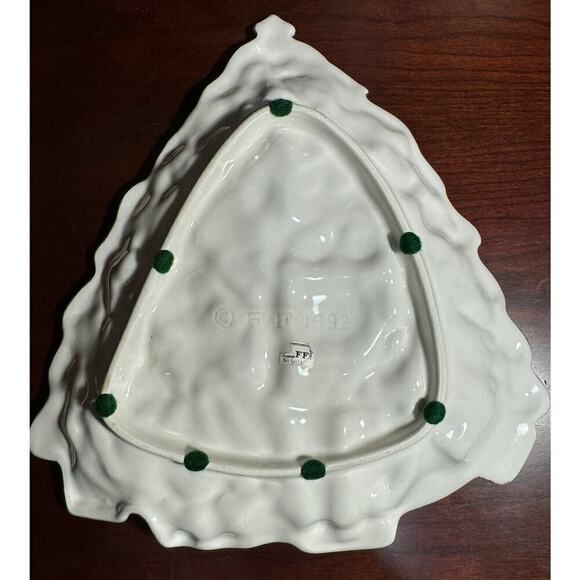 1992 Fitz Floyd FF Nutcracker Sweet Canapé Plate Christmas Tree Clara Retired - Picture 4 of 6